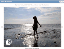 Tablet Screenshot of chocolatmag.com